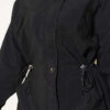 Waist-Elasticated Hoodie and Jogger Set Black - Afbeelding 4