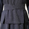 Waist-tie Detailed Hem Edge Two-Piece Set Anthracite – Bild 4