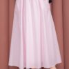 Belted Pocketed Casual Summer Skirt Pink - الصورة 2