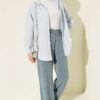 Elastic Waist Pocketed Tencel Trousers Indigo - immagine 2