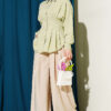 Belted Pleated Shirt Hazel – Image 2
