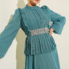 Embellished Ruffled Chiffon Evening Dress Hazel - الصورة 2