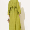 ⁦Belted Long Tunic Two-Piece Set Oil Green⁩ - الصورة ⁦3⁩