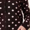 Beaded Patterned Knit Cardigan Powder Pink - الصورة 4