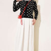 Beaded Patterned Knit Cardigan Black – Bild 2