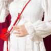 Ankle Ruffled Half-Button Dress Ecru - Imagen 4