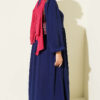 Bicycle Neck Ayrobin Dress Navy Blue - immagine 3