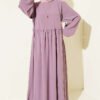 Bicycle Neck Ayrobin Dress Lilac
