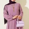 Bicycle Neck Ayrobin Dress Purple - immagine 2