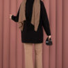 Relaxed Fit French Terry Crew Neck Tunic Black - Afbeelding 5