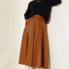 Ribbed Crew Neck Knit Sweater Black - الصورة 2