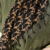 Beaded Detail Patterned Scarf Black - immagine 4