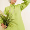 Beaded Embroidered Shirt Pistachio Green - Imagen 2