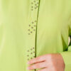 Beaded Embroidered Shirt Pistachio Green - Imagen 4