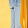 Straight Leg Light Blue Denim Jeans Light Blue - Afbeelding 3