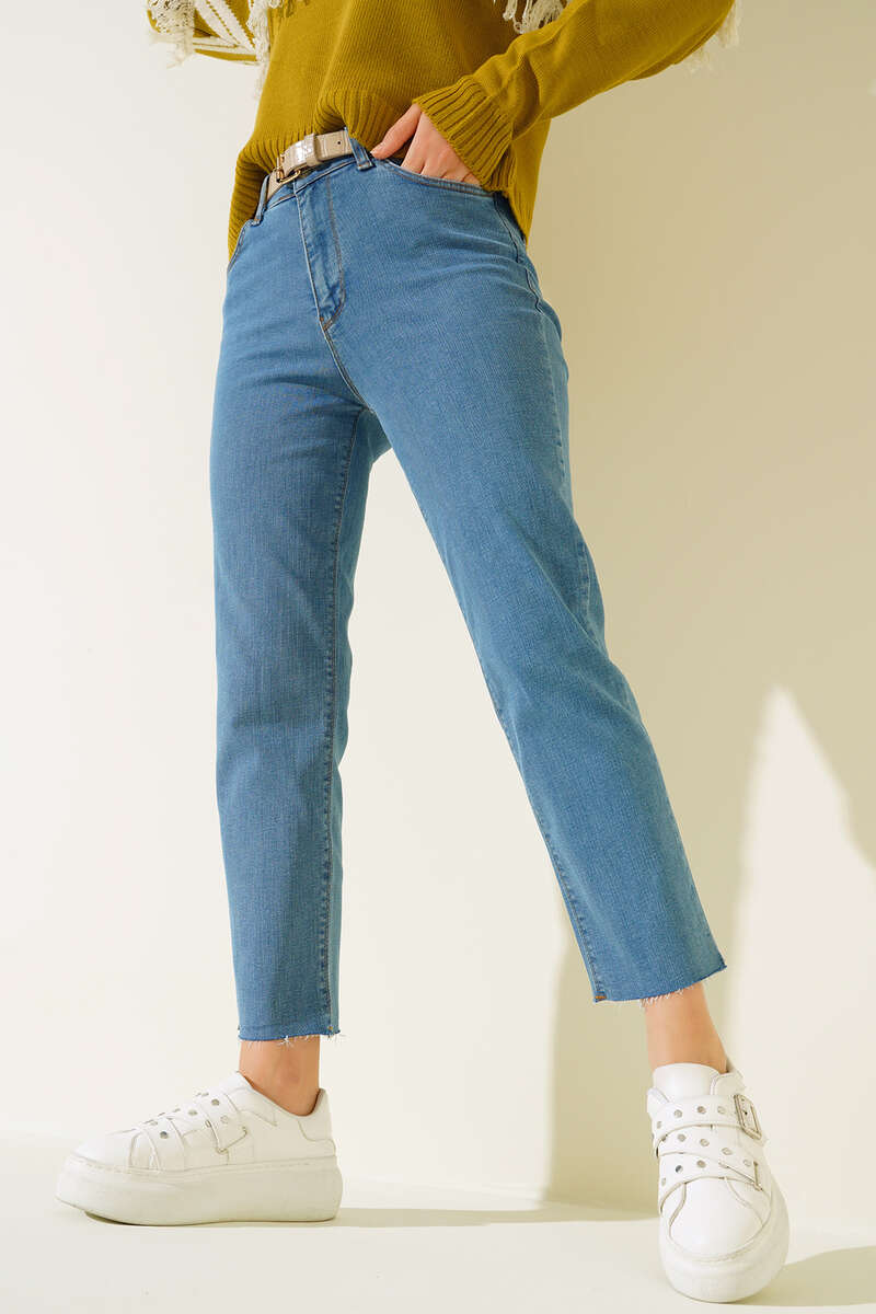 Distressed Skinny Jeans Light Blue - Imagen 2