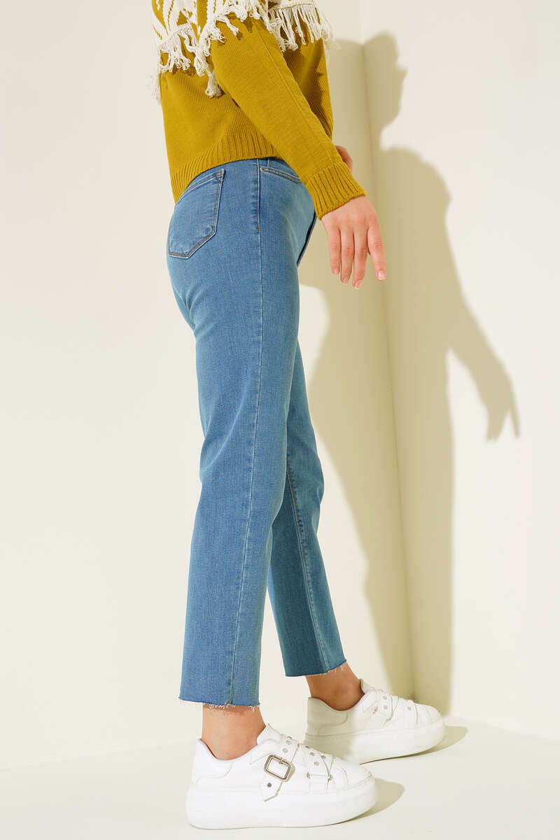 Distressed Skinny Jeans Light Blue - Imagen 3