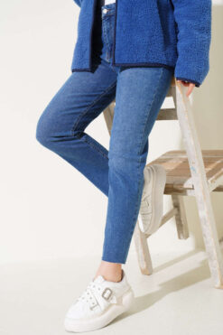 Distressed Skinny Jeans Blue