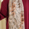 Botanical Floral Pattern Bamboo Shawl Hazel – Image 4