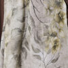 Botanical Floral Pattern Bamboo Shawl Oil Green - Image 4