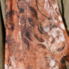Botanical Floral Pattern Bamboo Shawl Tan - Image 4