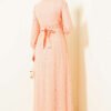 Brit Buttoned Lace Evening Dress Puppy Pink – Bild 3