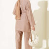 Brit Buttoned French Terry Two-Piece Set Beige - Image 3