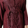 Brit Buttoned French Terry Two-Piece Set Burgundy - Imagen 4