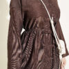 Brit Buttoned French Terry Two-Piece Set Brown - Image 4
