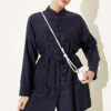Brit Buttoned French Terry Two-Piece Set Navy Blue - Image 2