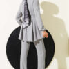 Bürümcük Waist Elasticated Two-Piece Set Grey - Imagen 3