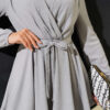 Bürümcük Waist Elasticated Two-Piece Set Grey - Imagen 4