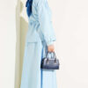 Gathered Detail Parachute Two-Piece Set Ice Blue - immagine 3