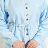 Gathered Detail Parachute Two-Piece Set Ice Blue - immagine 4