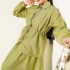 Gathered Detail Parachute Two-Piece Set Leaf Green - immagine 2