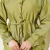 Gathered Detail Parachute Two-Piece Set Leaf Green - immagine 4