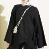 Crossed Tie-Front Two-Piece Set Black – Bild 2