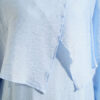 Cross Shoulder Cloak Dress Blue - immagine 4