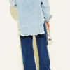 Pocket Detailed Belted Pants Dark Blue - Imagen 3