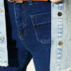 Pocket Detailed Belted Pants Dark Blue - Imagen 4