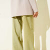 Pocket Wide Leg Trousers Leaf Green - Image 3