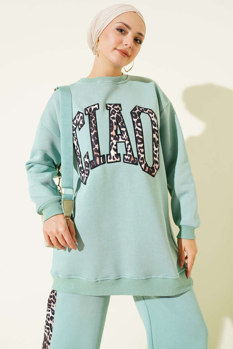 Ciao Leopard Printed Three-Piece Set Hazel - Imagen 2