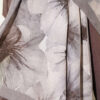 Floral Patterned Bamboo Knit Shawl Mink - Image 4
