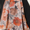 Floral Italian Chiffon Scarf Black - Afbeelding 4