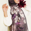 Floral Liva Crush Modal Scarf Mink - immagine 2