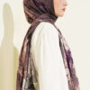 Floral Liva Crush Modal Scarf Mink - immagine 3