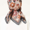 Floral Patterned Soft Scarf Black - Imagen 3