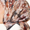 Floral Patterned Soft Scarf Black - Imagen 4