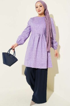 Alternative view of Tunic Lilac