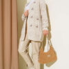 Floral Embroidered Knit Cardigan Stone - Imagen 2